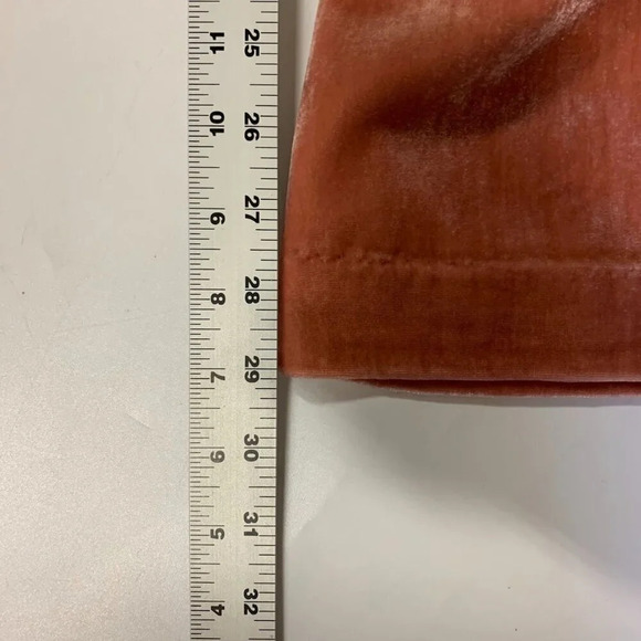 Loft Women's Peyton Velvet Flat Front Belted Straight Leg Pants Size 14 NWT - Picture 15 of 16